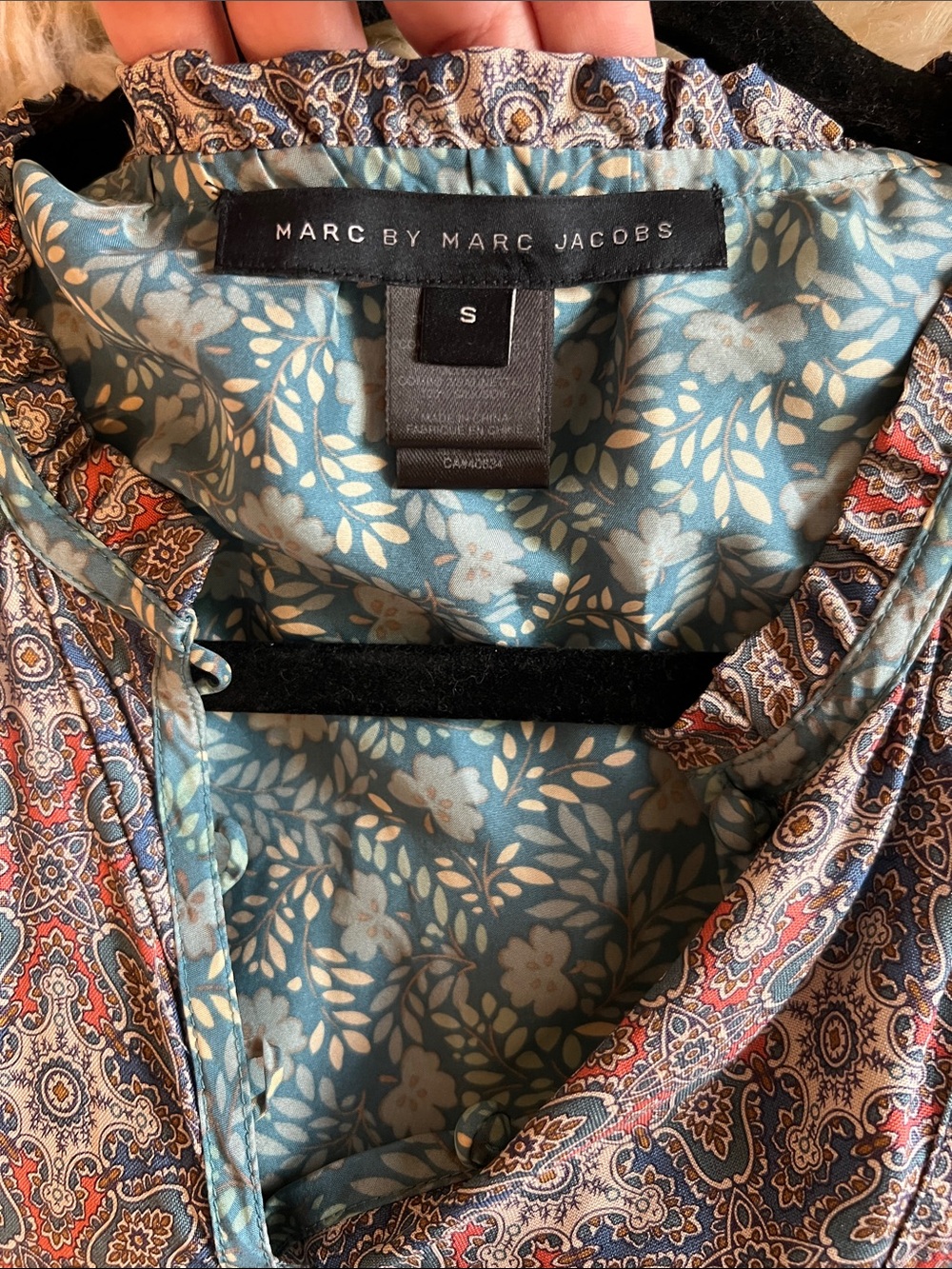 NWOT Marc by Marc Jacobs Silk 2005 Floral Sleeveless Smock Midi Dress - S - Picture 4 of 4